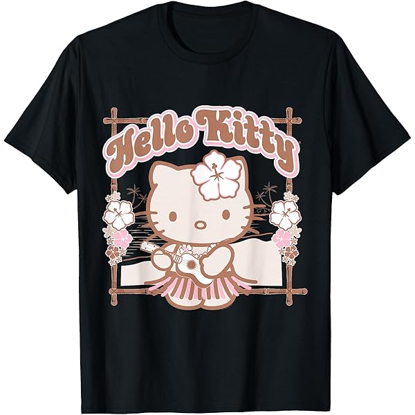 Amazon.com: Hello Kitty Official Pixel Tee Shirt T-Shirt